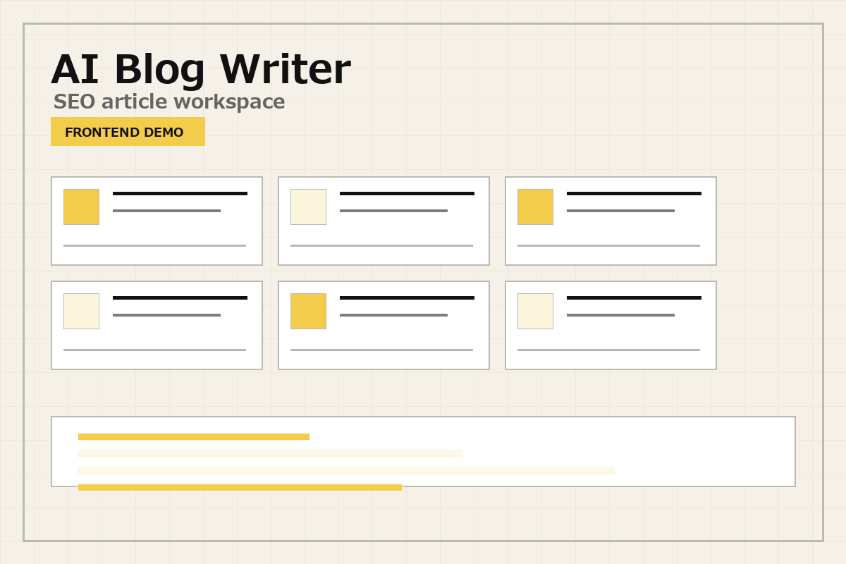 AI Blog Writer thumbnail
